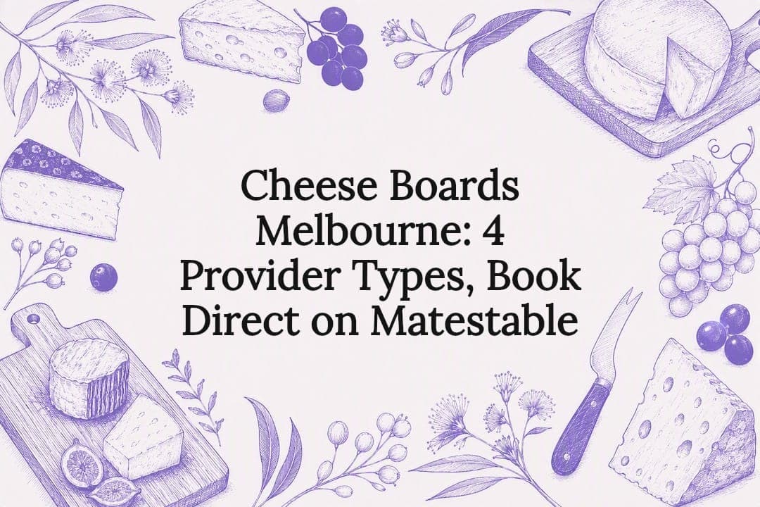 Cheese Boards Melbourne: 4 Provider Types, Book Direct on Matestable